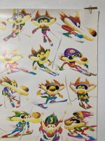 Olympic Games Sarajevo Vintage Poster Mascot Winter Sports 1984 - Image 3