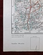 1956 Original Military Topographic Map Pazin Pisino Istria Yugoslavia Croatia - Image 3
