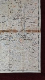 Elbasan Original Military Topographic Detailed Map Central Albania Tirana WWI - Image 6