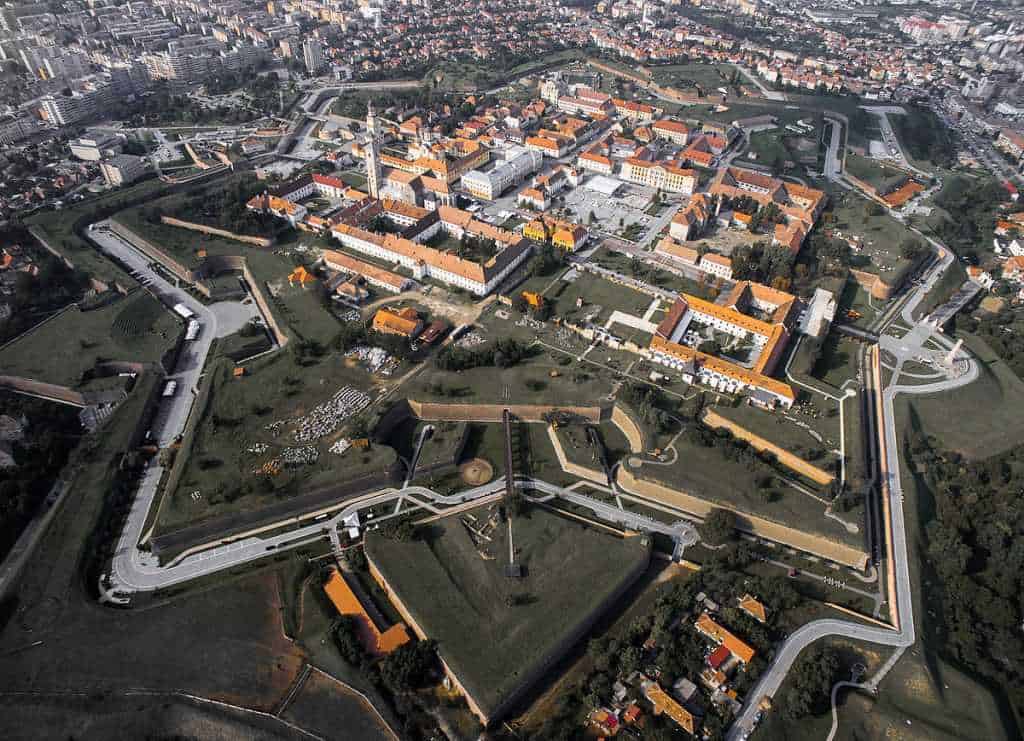 Alba Iulia bird view