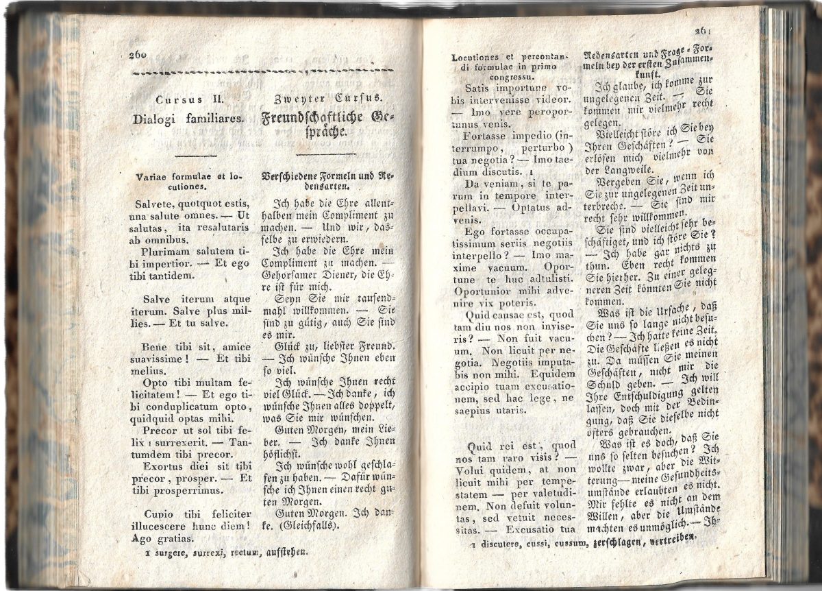 Colloquia Latino-Germanica Leopold Chimani 1822 Phrase Book - Image 4