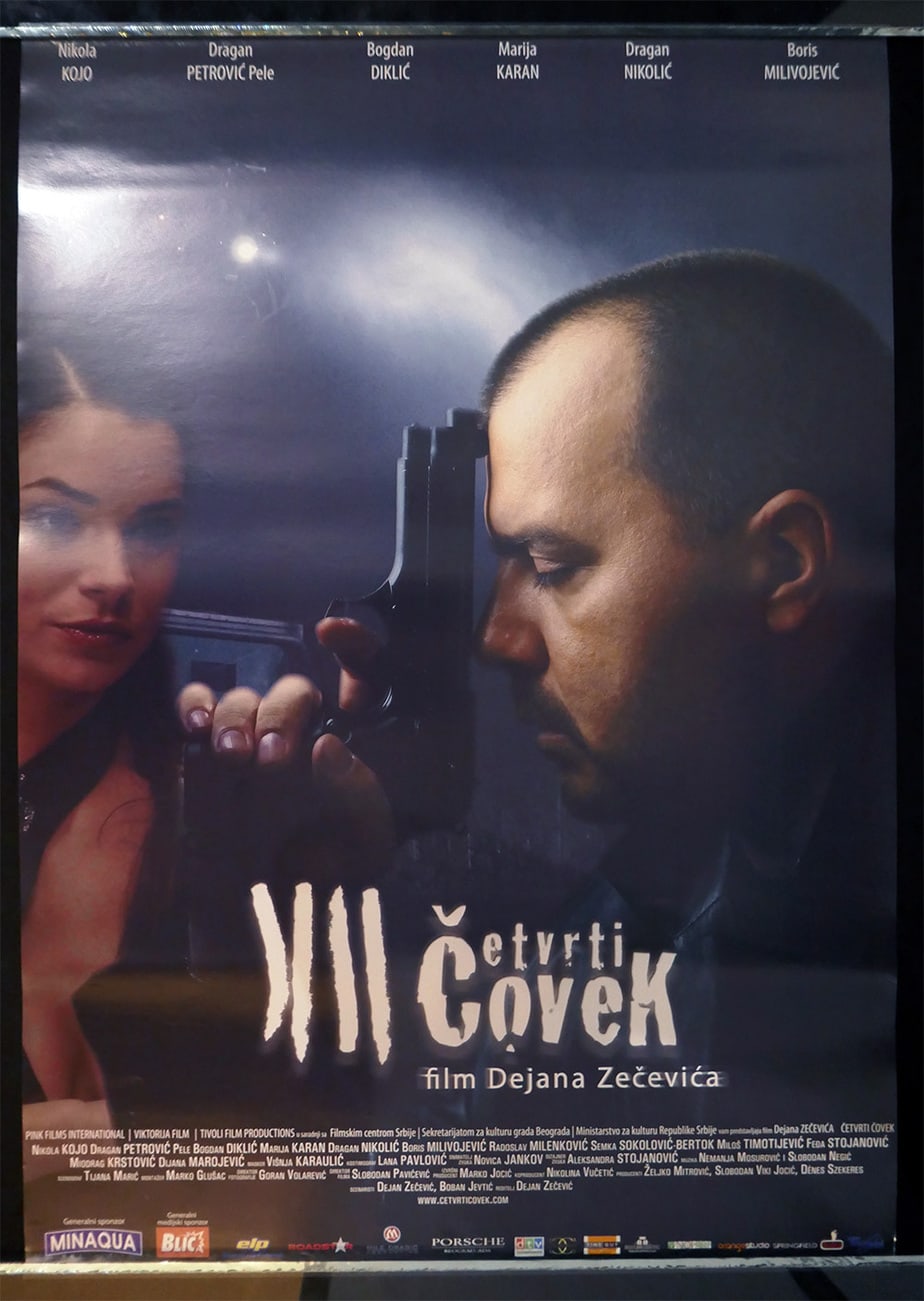 Original Movie Poster 2007 Cetvrti Covek The Fourth Man Zecevic Kojo - Image 1