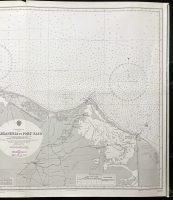 Nautical Chart Alexandria Admiralty Port Said Mediterranean Egypt 1976 - Image 2