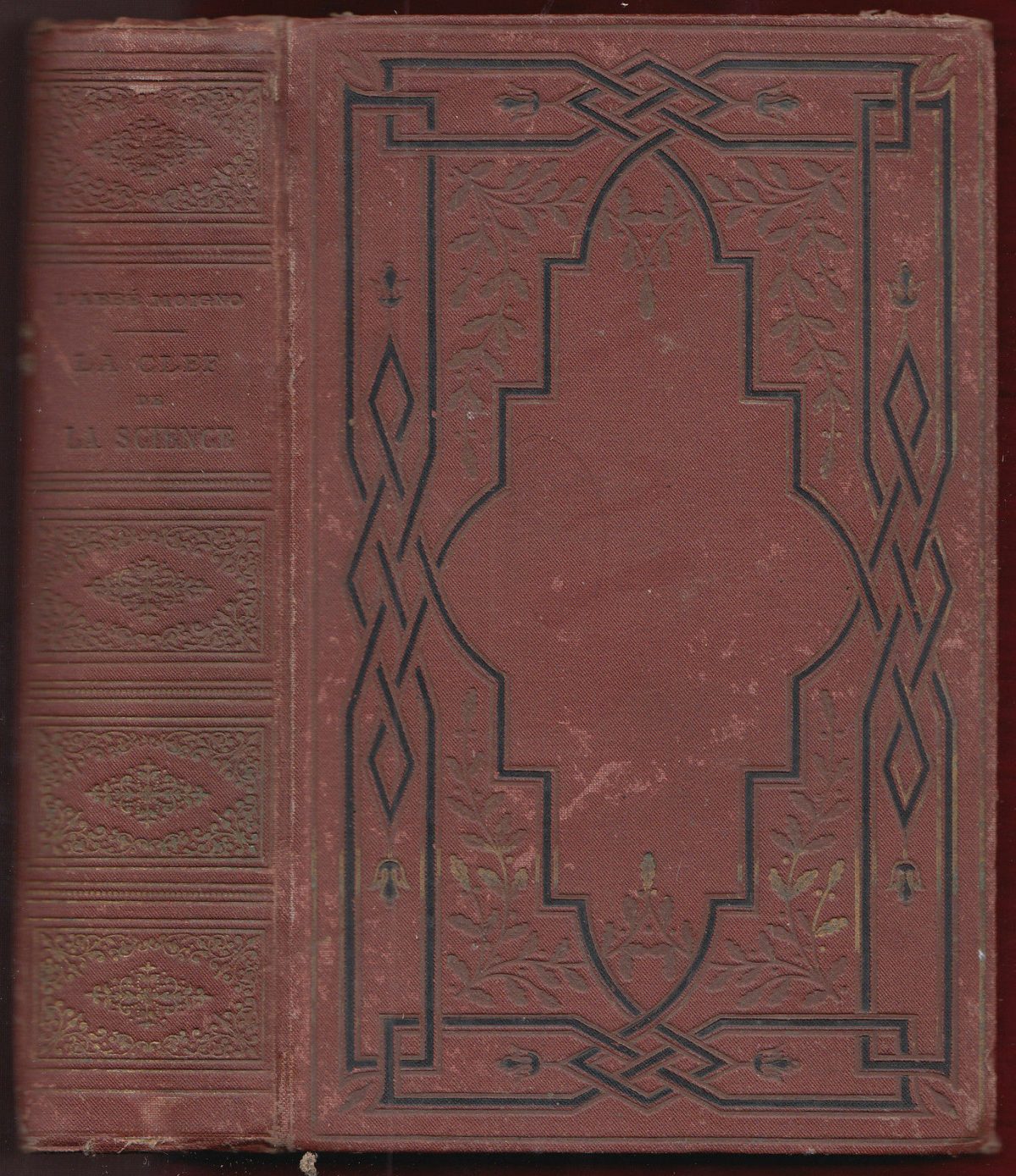 Moigno Key of Science French Antique Book 1884 Natural - Image 2