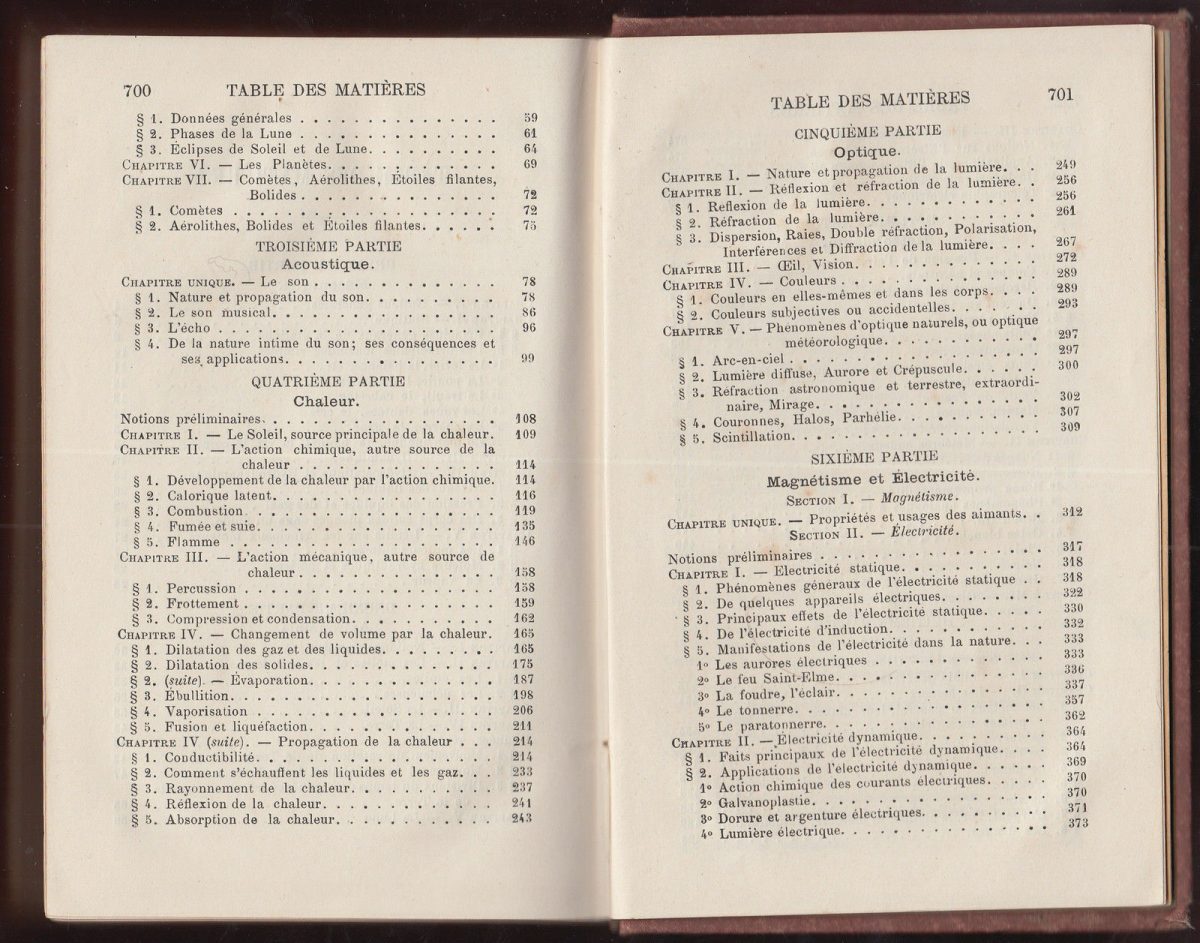 Moigno Key of Science French Antique Book 1884 Natural - Image 5