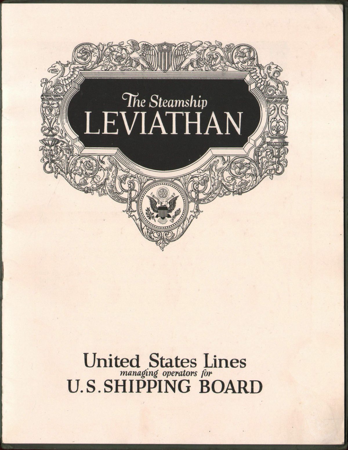 Steamship Leviathan SS Vaterland 1913 WWI Germany USA Lines - Image 2