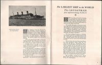 Steamship Leviathan SS Vaterland 1913 WWI Germany USA Lines - Image 3
