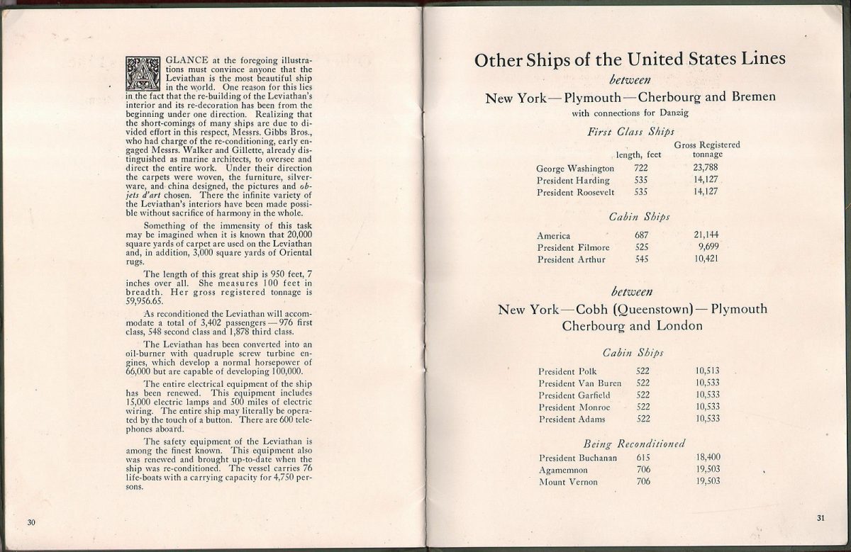 Steamship Leviathan SS Vaterland 1913 WWI Germany USA Lines - Image 8