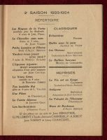 L'Atelier Theatre Program M. Bernard Zimmer 1923 Paris France - Image 2