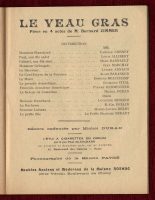 L'Atelier Theatre Program M. Bernard Zimmer 1923 Paris France - Image 3