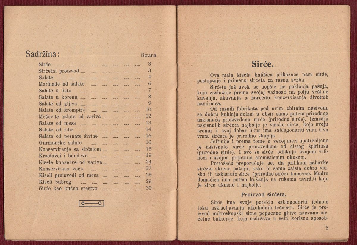 Original Advertising Booklet Vinegar Cookbook Recipes Serbia Kiseli Recepti - Image 3