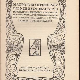 maeterlinck prinzessin maleine