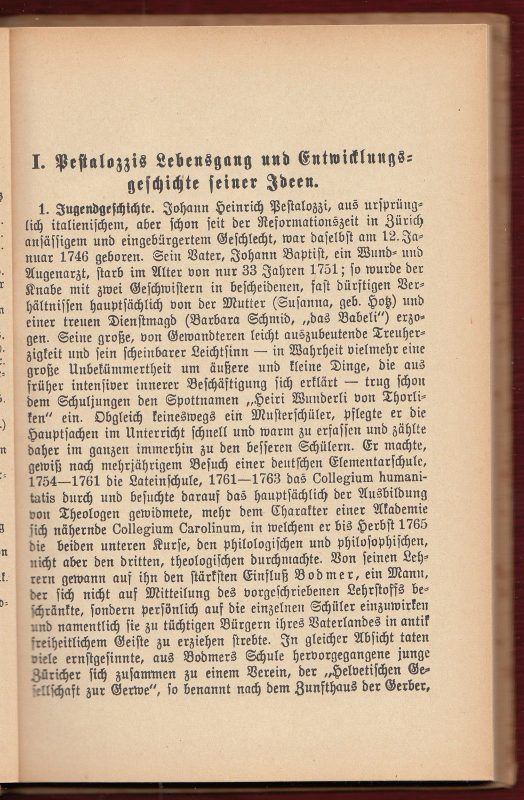 1927 Johann Heinrich Pestalozzi Paul Natorp Pedagogy Swiss Switzerland Education - Image 3