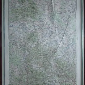 topographic map slavonski brod