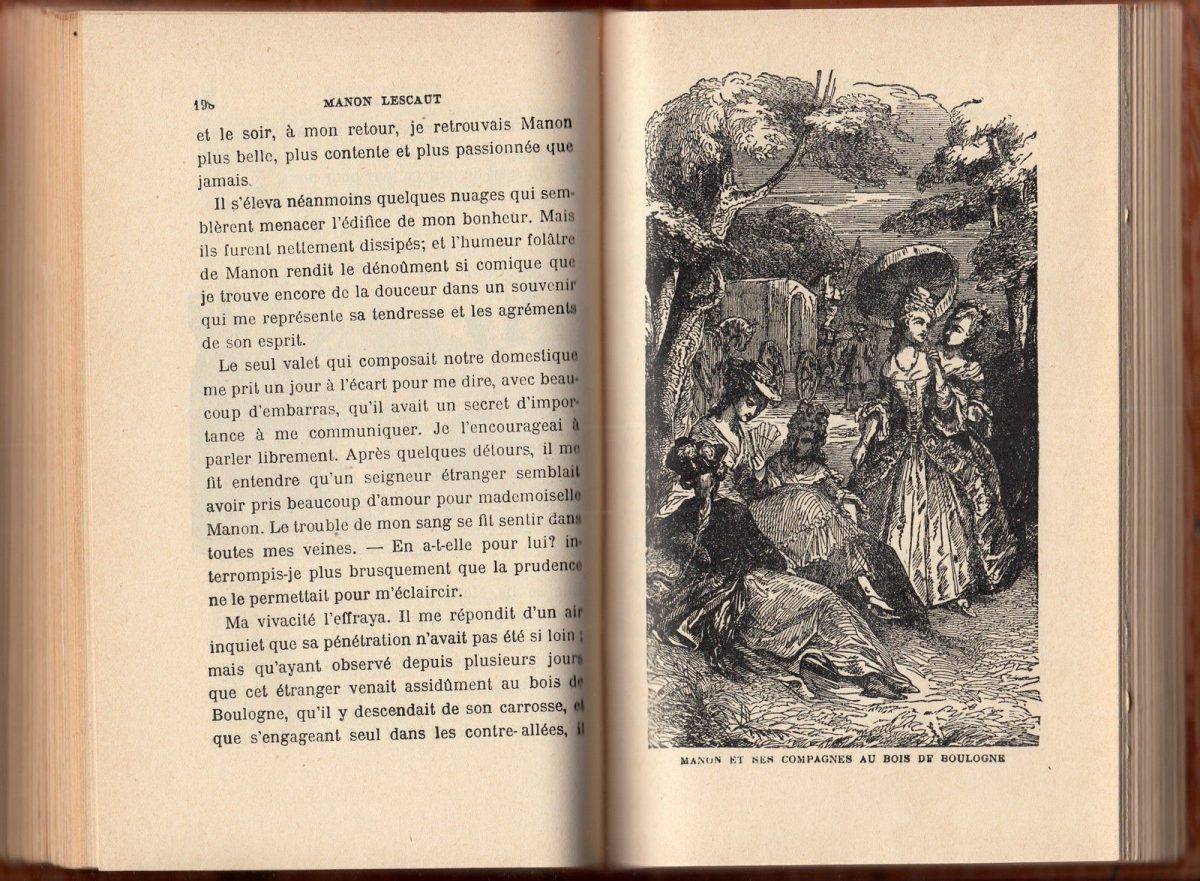 Abbe Prevost Manon Lescaut Antique Book Novel Illustrated - Image 3