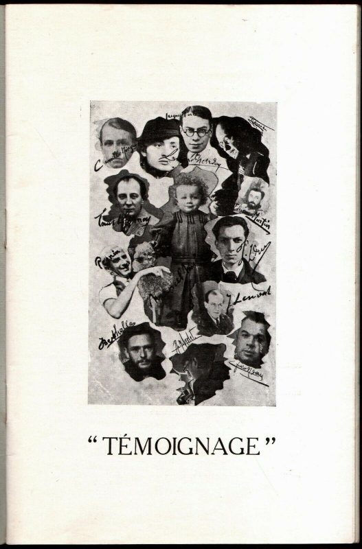 Temoignage Paintings Catalogue Marcel Michaud Art - Image 2