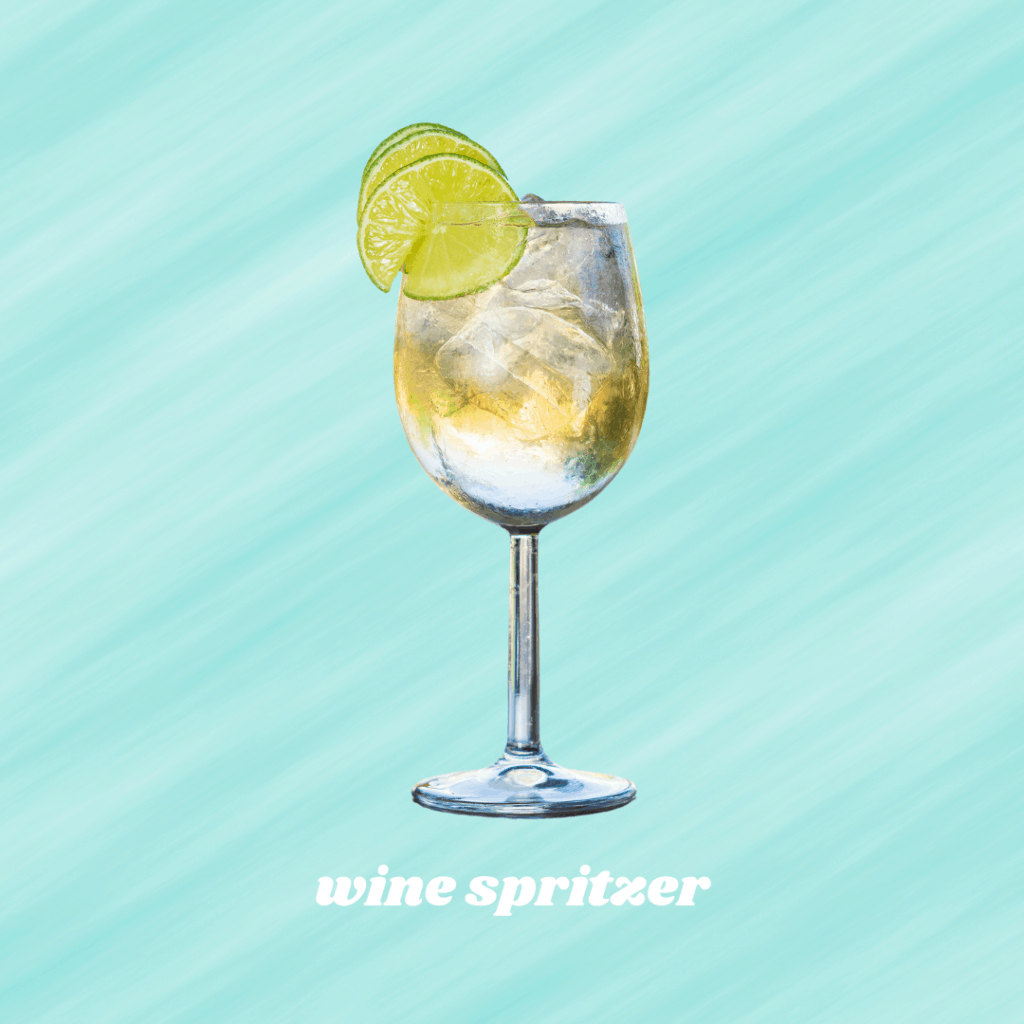 low calorie wine spritzer