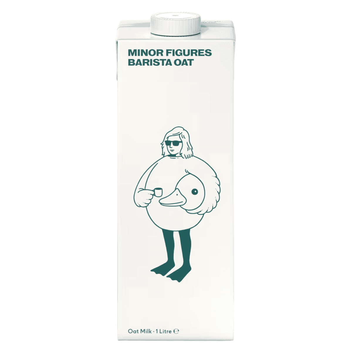 Carton of Minor Figures barista oat milk.
