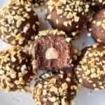 Thumbnail image for Ferrero Rocher protein balls recipe.