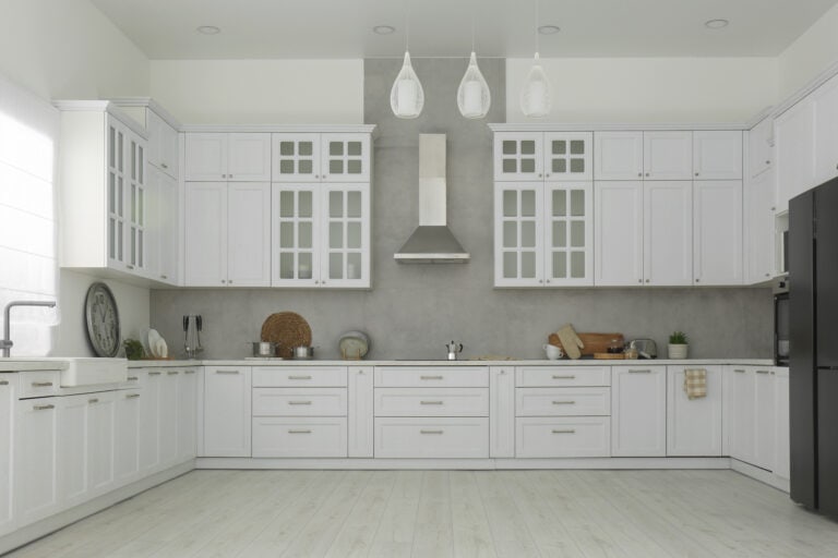 3D Rendering of Kitchen cabinets
