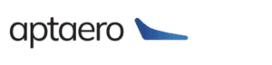 Apero logo with a stylized blue wave element.