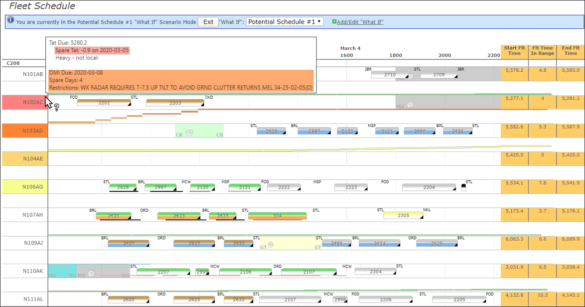 Flexible fleet scheduling software for optimized workforce management and planning.