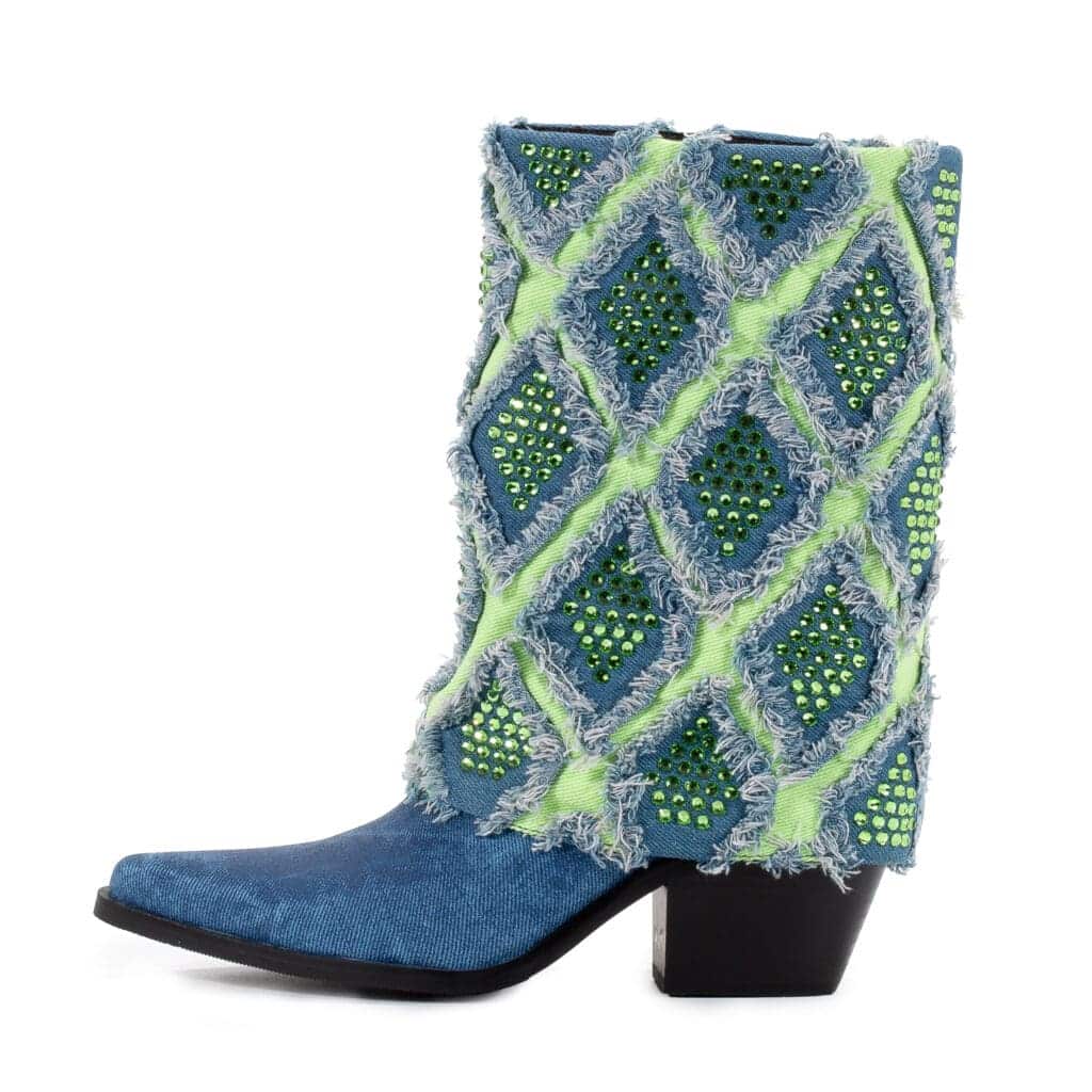Gram Glam Boot Peridot Diamonds