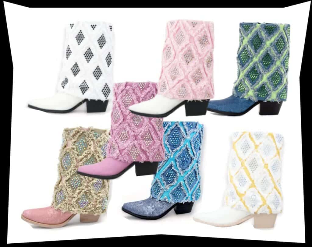 Walk In Style: Glitter Shoes Boots & Heels | Sparkle & Shine