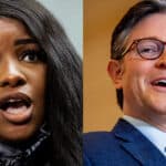 Speaker Johnson ‘Absolutely Delighted’ with Jasmine Crockett’s Senate Run: ‘Good Luck with That’