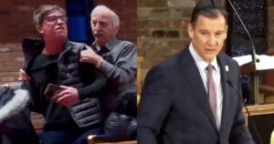 Leftist Mob Storms Synagogue to Target Democrat Congressman Over ICE-Funding Vote: ‘Fascist-Loving Coward’