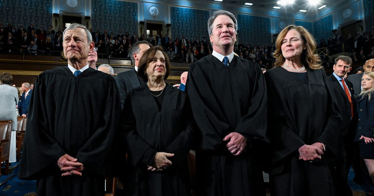 Majority of Supreme Court Justices Skip Trump’s State of the Union Days After Tariff Ruling