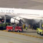 Packed Boeing Passenger Jet Forced to Make Emergency Landing at LAX After Engine Bursts Into Flames