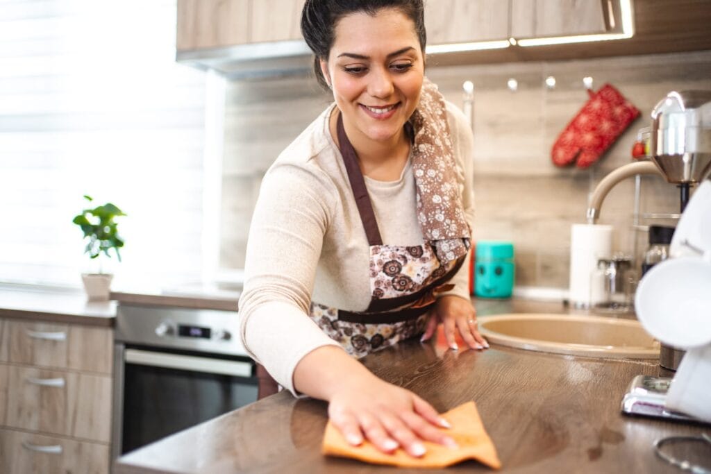 Keep the counters clean