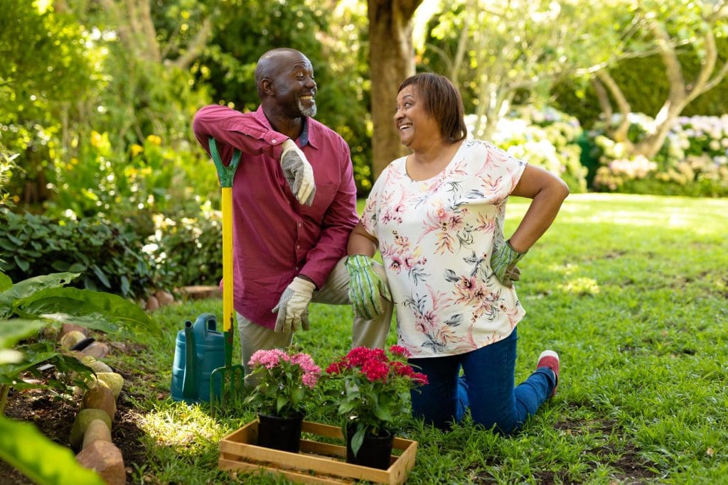 Springtime gardening