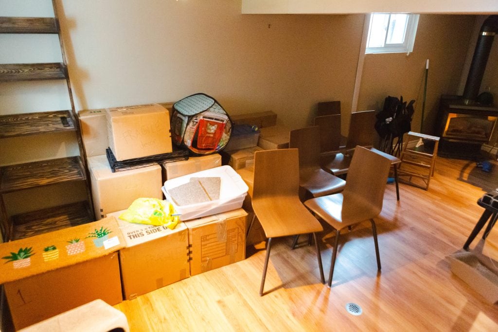 Junk removal services in Slidell office space.