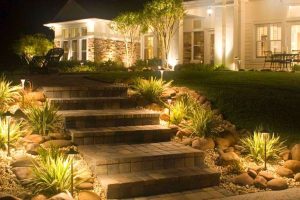 landscape lighting for pathways and steps