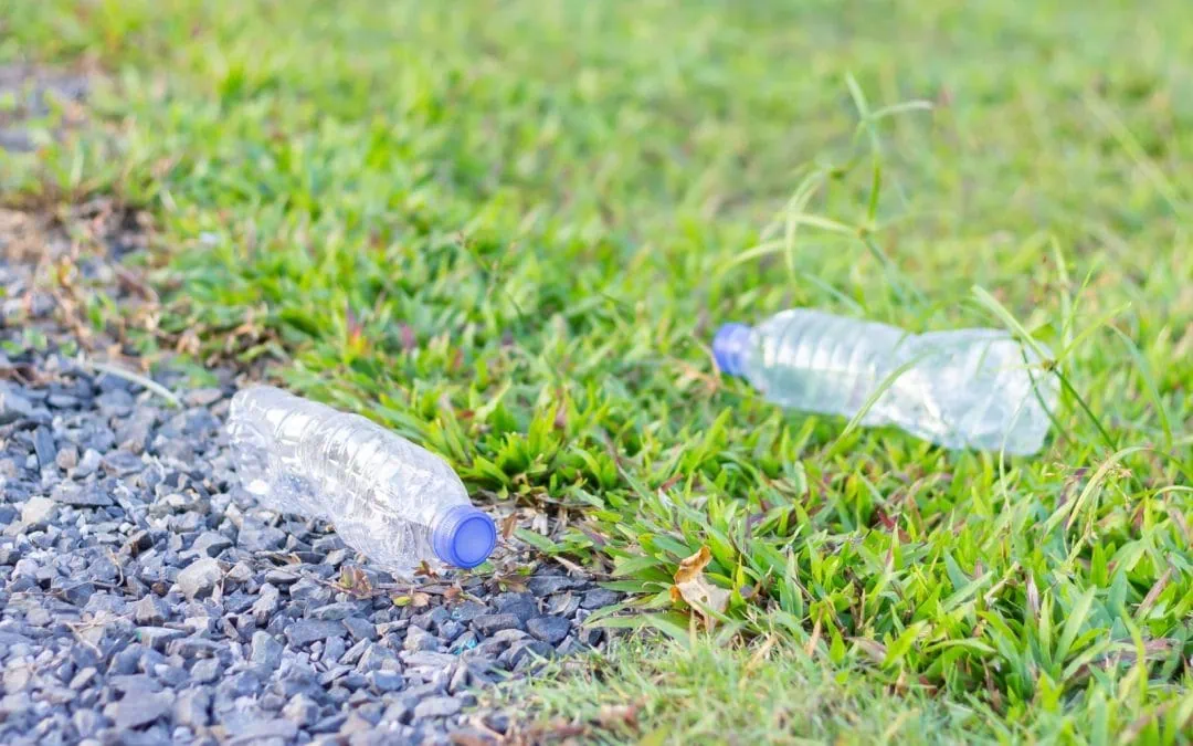 plastic-bottles-were-put-on-the-roadside-
