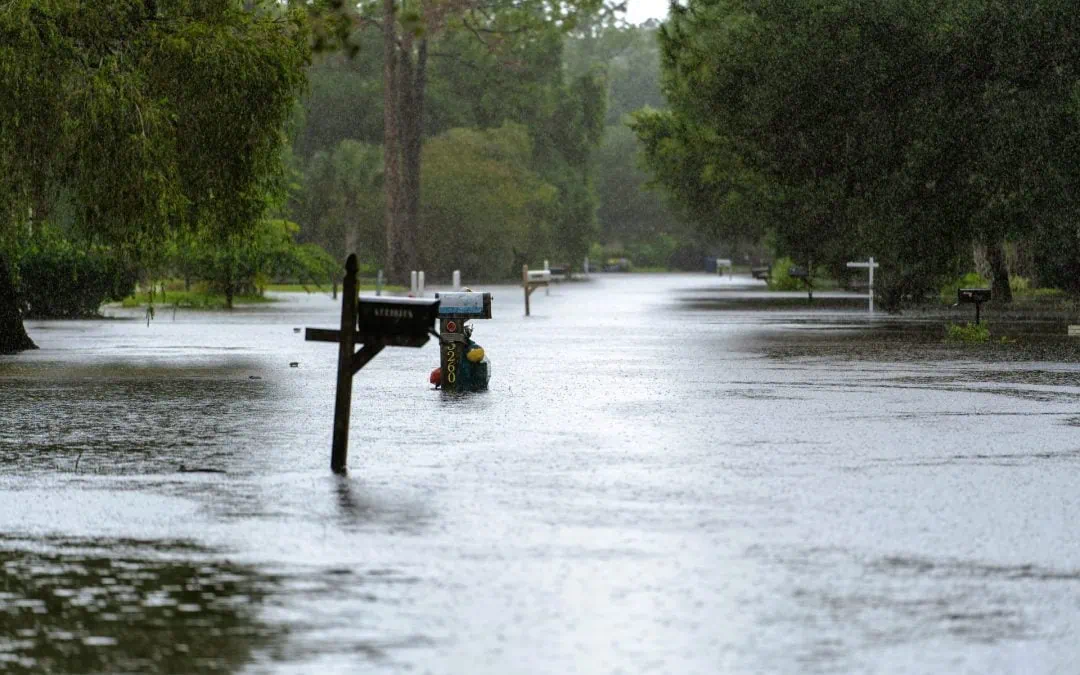 flooded street