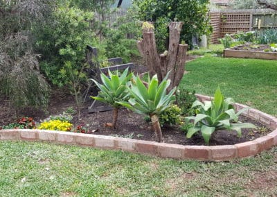 brick garden edging