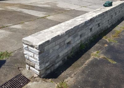 brick letterbox repaired