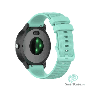 רצועת סיליקון בצבע ירוק מנטה עם אבזם לשעוני גלקסי וואווי גרמין הואמי