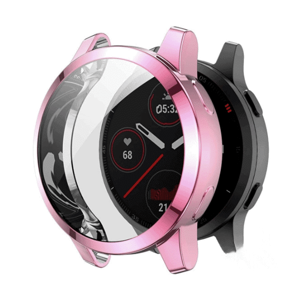 כיסוי היקפי מלא Pink גרמין Garmin Venu 2 / Vivoactive 4