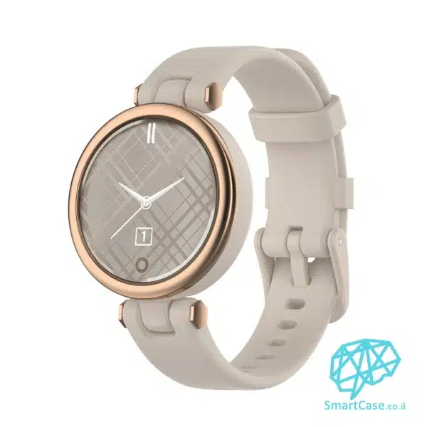 רצועת סיליקון לשעוני Garmin Lily גרמין לילי בצבע Beige