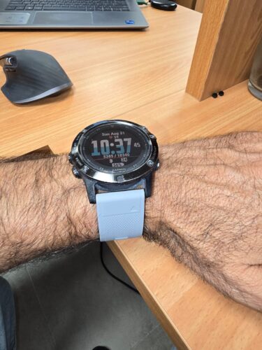 רצועת סיליקון איכותית QuickFit 26MM לשעוני גרמין #02 Ink-Blue photo review