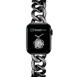 רצועה לשעון אפל נשים צמיד שרשרת 38/40/41mm שחור