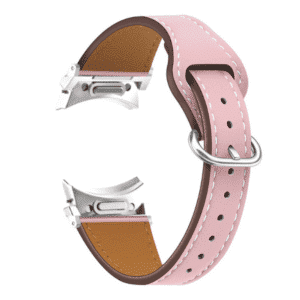 רצועה לשעון גלקסי ווטש 4/5/6 עור צרה OneClick ורוד