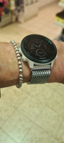 רצועת ברזל מגנט Mesh Quick Release 20mm כסוף photo review