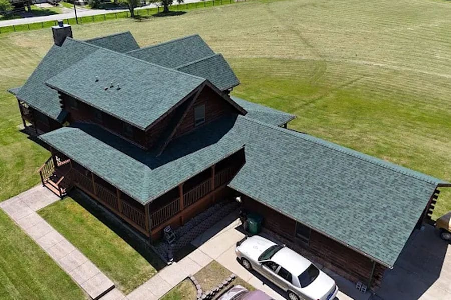 High-quality roofing and home improvement services in a spacious residential property.