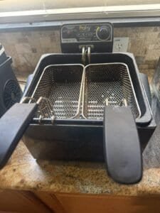 a deep fryer on a countertop