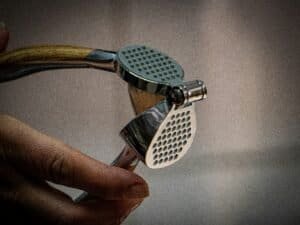 garlic press in kitchen